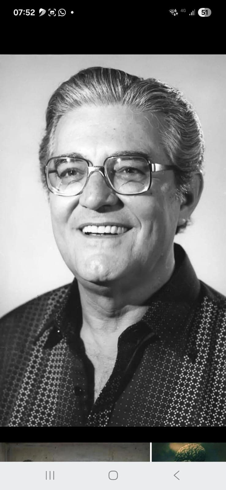 Retrato em preto e branco de William Rahd